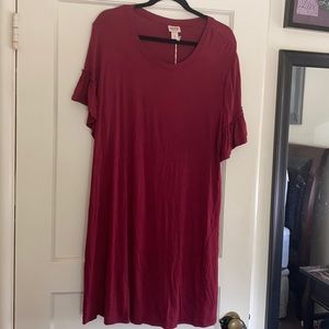 Missimo burgundy dress…size XL
